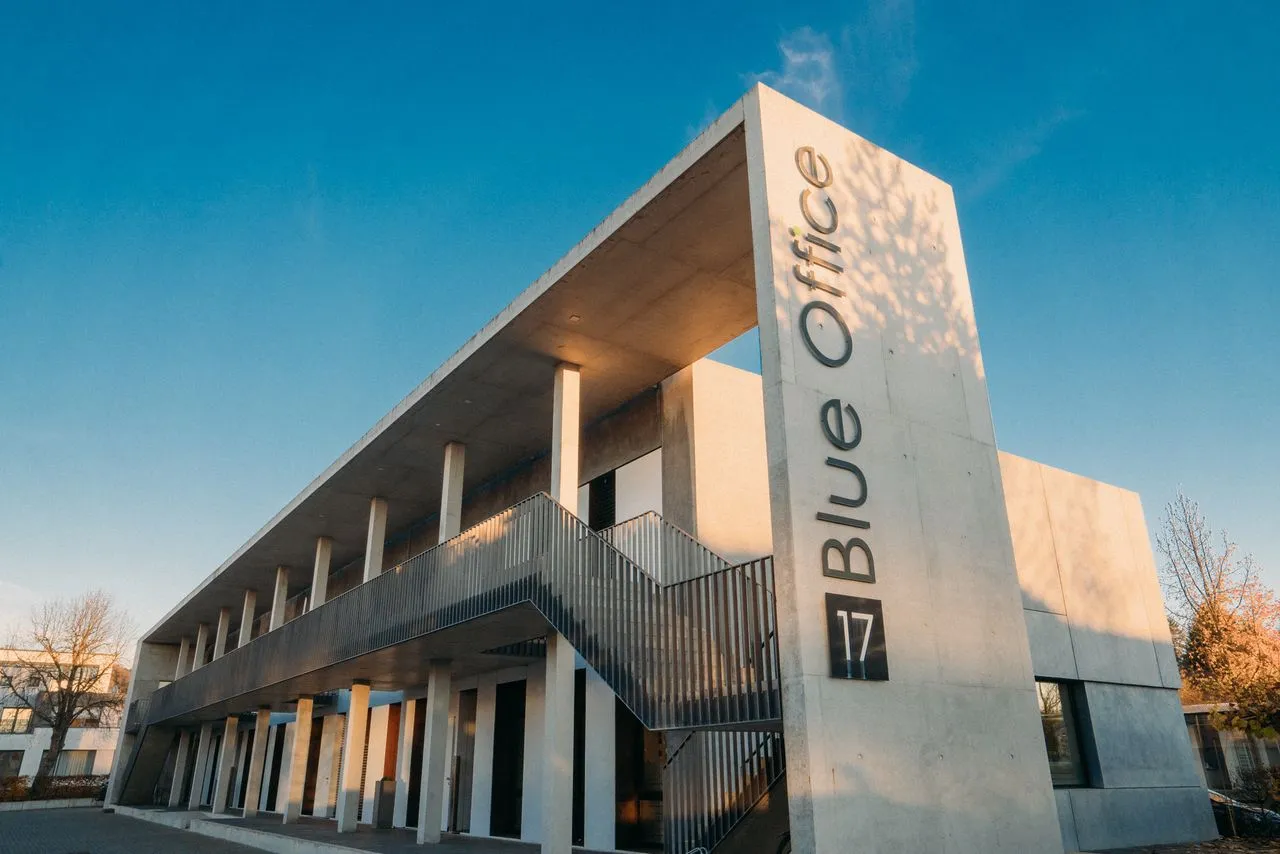 Das Blue Office in der Ferdinand-Braun-Straße 17 in Heilbronn, Sitz von EBF Events